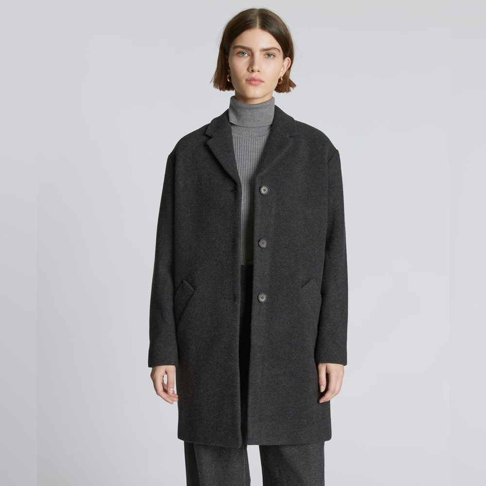 Everlane Italian ReWool Cocoon Coat